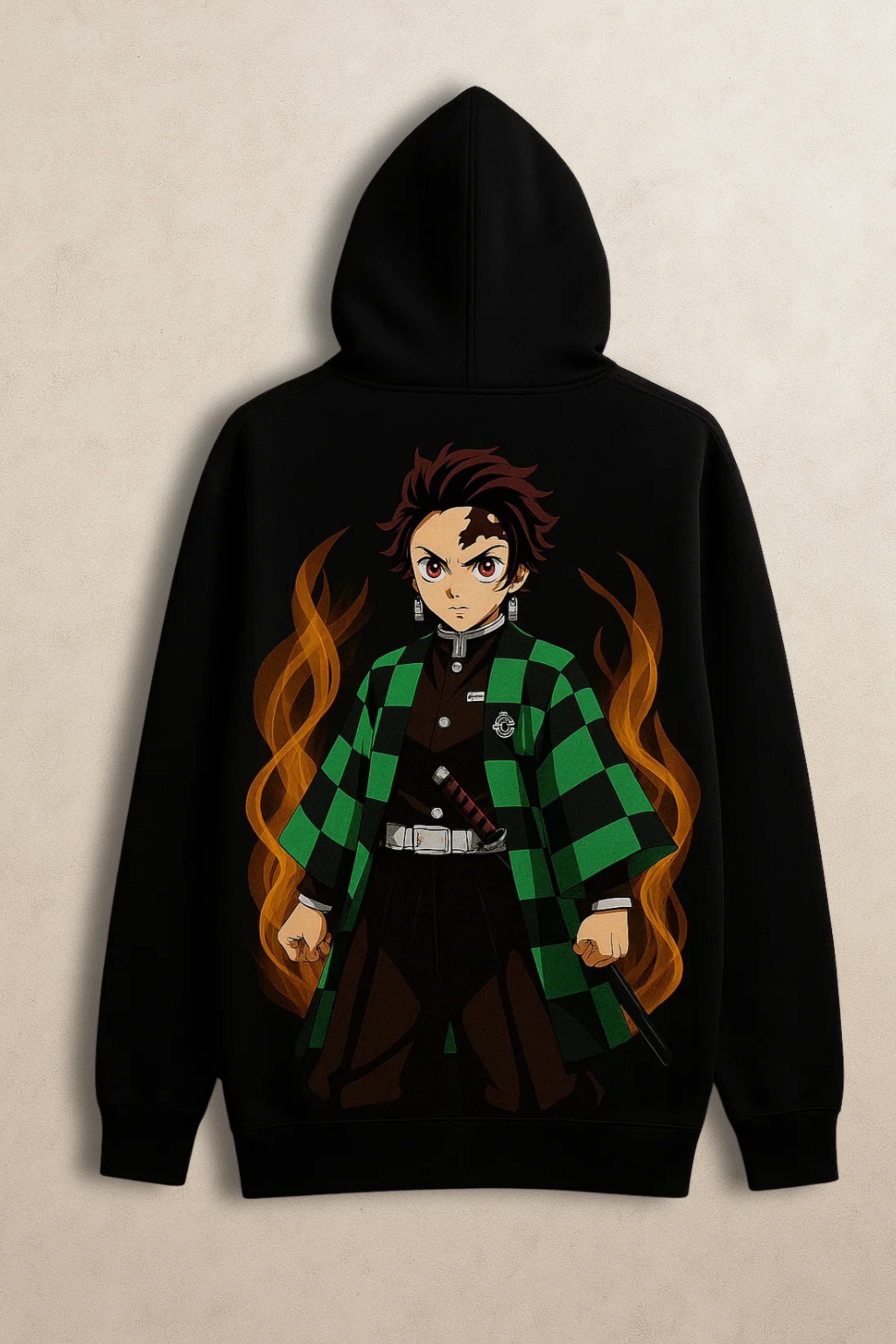 Demon Slayer Tanjiro Hoodie – Premium Anime Streetwear Pullover (Unisex)